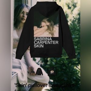 Sabrina carpenter black skin hoodie
